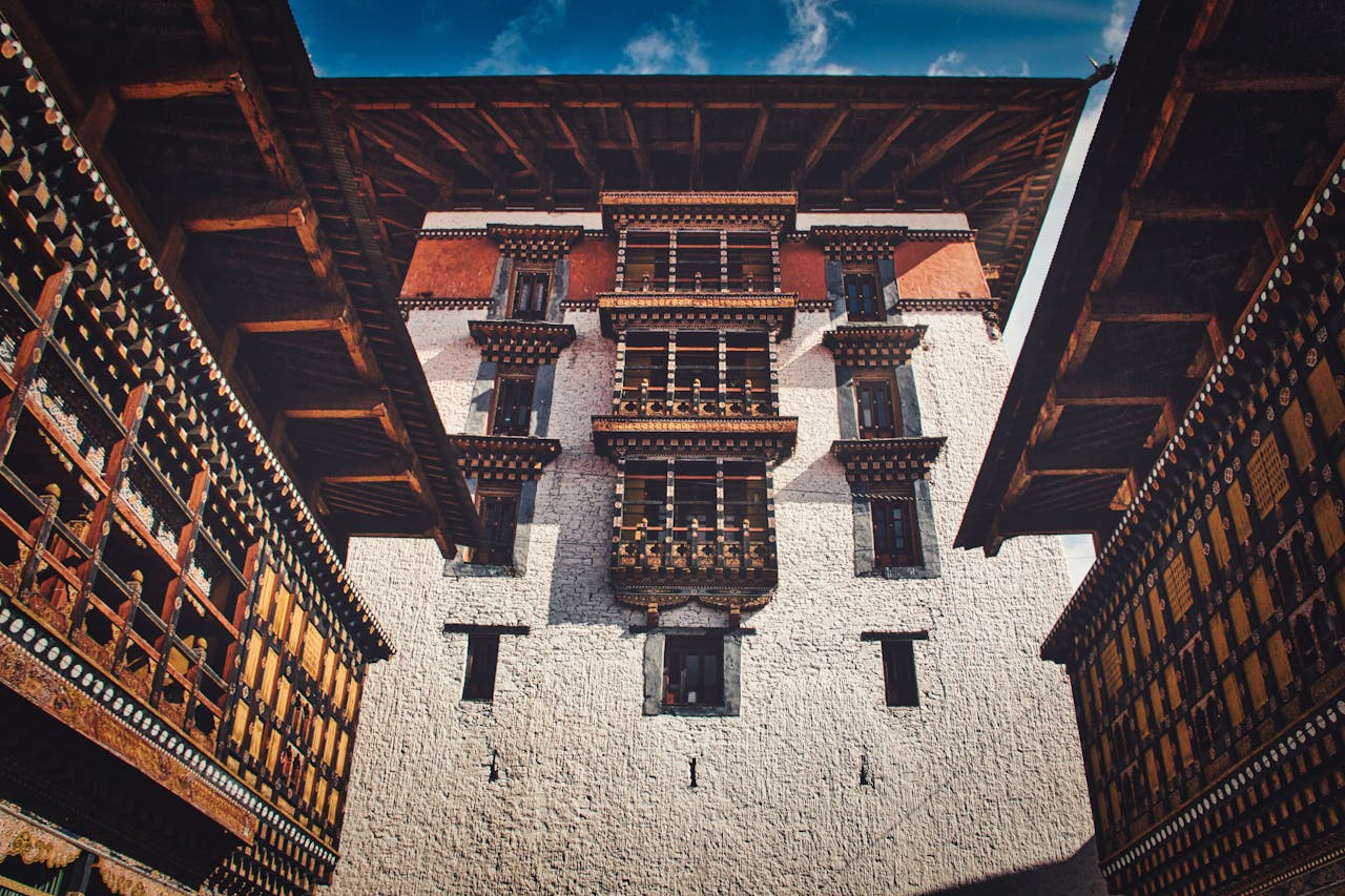 Rinpung Dzong Buddhist Monastery in Paro, Bhutan